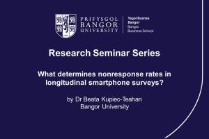 Image of Research Seminar Series front slide Beata Kupiec-Teahan